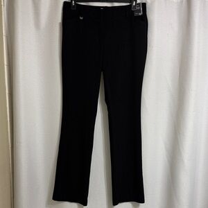 NWT New York & Co black stretch trousers. Size 12 tall